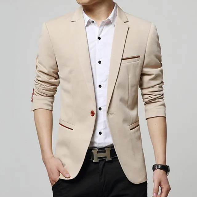 West Louis™ Spring Cotton Slim England Blaser